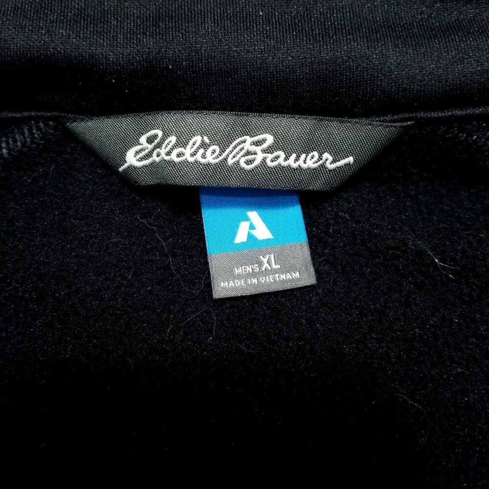 Eddie Bauer Jacket Mens XL Black First Ascent Full Zip Long Sleeve‎ Nylon Coat - Picture 3 of 11